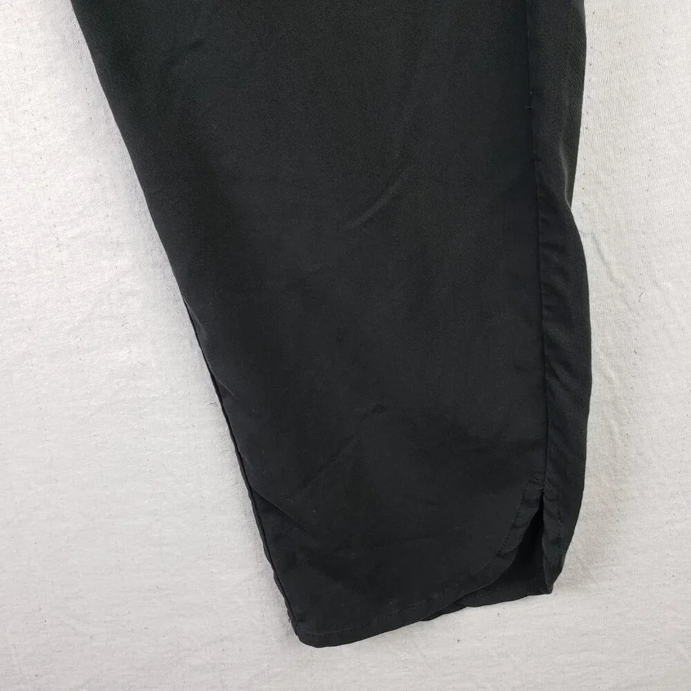 Marine Layer Allison Pants Trousers Black size L Minimalist Casual Sustainable - Picture 7 of 13
